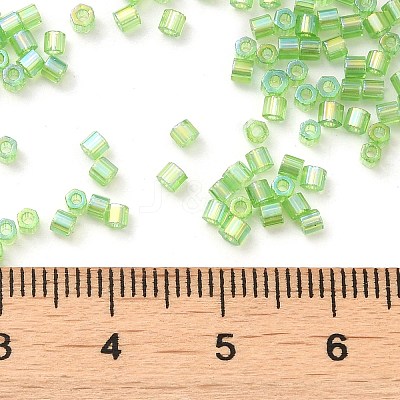 Transparent Colours AB Glass Seed Beads SEED-S042-19B-02-1
