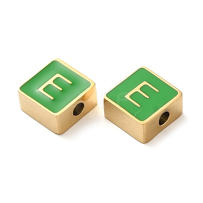 304 Stainless Steel Enamel Beads STAS-L022-293G-E-1