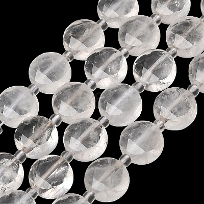 Natural Quartz Crystal Beads Strands G-D105-A06-1