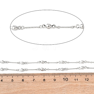 304 Stainless Steel Flat Round Link Chains CHS-H117-02P-1