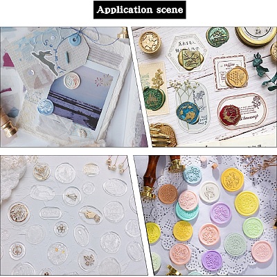 Wax Seal Stamp Set AJEW-WH0131-402-1