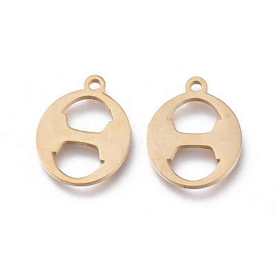 304 Stainless Steel Charms STAS-L263-16G-1