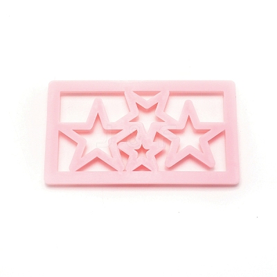 Star Plastic Baking Cake Cutting Dies Mold DIY-WH0001-80-1