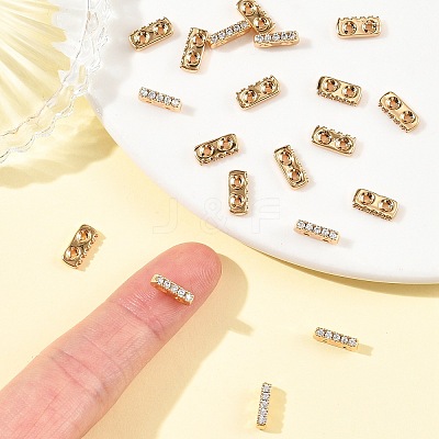 SHEGRACE Brass Micro Pave Clear Cubic Zirconia Multi-Strands Links XGRQ5S564-849-G-1