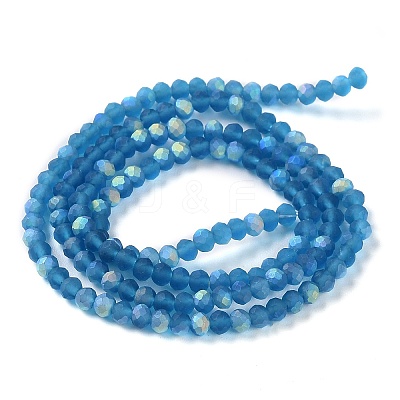 Imitation Jade Glass Beads Strands EGLA-A034-T2mm-MB27-1