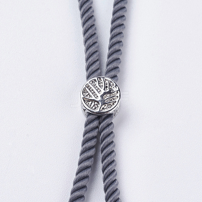 Nylon Twisted Cord Bracelet Making MAK-F018-07P-RS-1