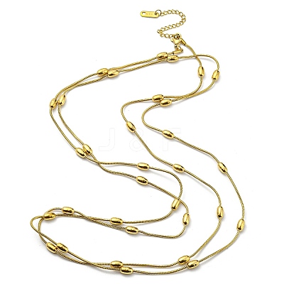 304 Stainless Steel Satellite Chain Necklaces LS-BJEW-K257-06G-1
