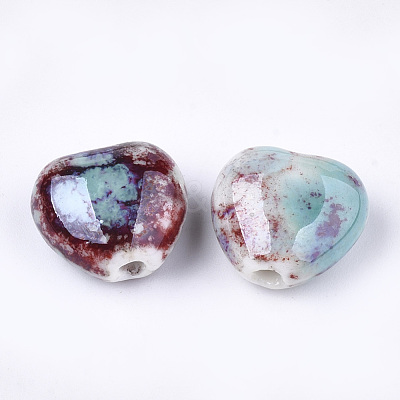Handmade Porcelain Beads PORC-S498-15A-06-1