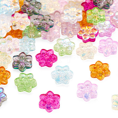 150Pcs 10 Colors Electroplate Glass Beads EGLA-TA0013-65-1