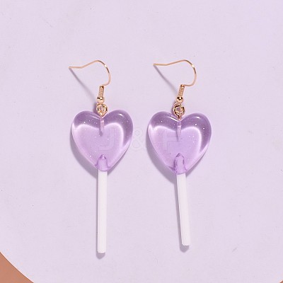 Stainless Steel Plastic Dangle Earrings FS-WG9C83A-04-1