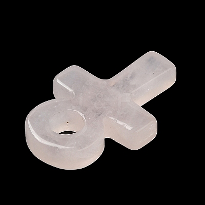 Natural Rose Quartz Pendants G-R492-03B-1