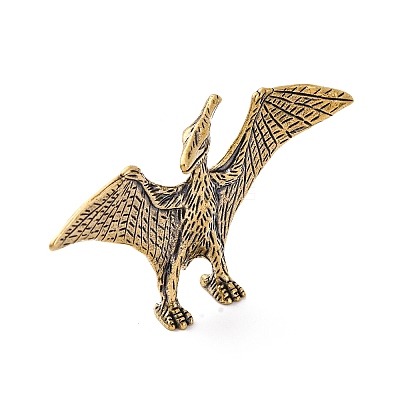 Brass Pterosaur Display Decoration KK-D370-10AG-A-1