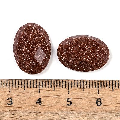 Synthetic Goldstone Cabochons G-G760-A12-1
