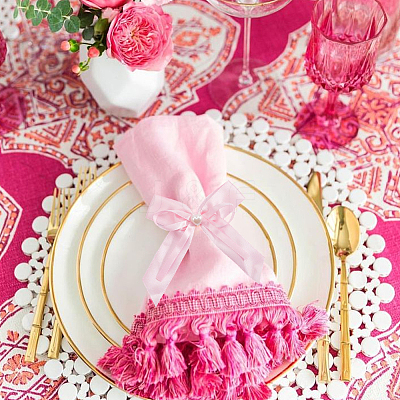 40Pcs 4 Colors Bowknot Polyester Ornament Accessories DIY-SP0004-80-1