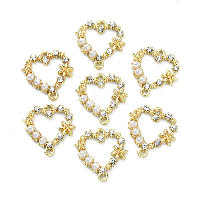 Alloy Crystal Rhinestone Links FIND-WH0110-040LG-1