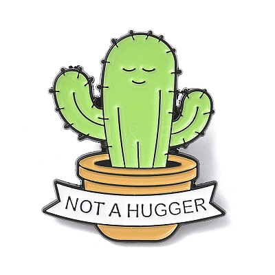 Not A Hugger Enamel Pins JEWB-I037-02EB-01-1