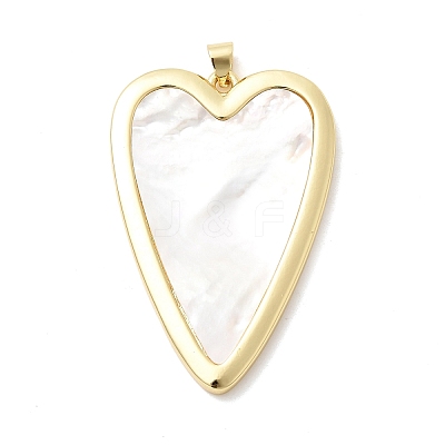 Natural Shell Pendants KK-H529-1