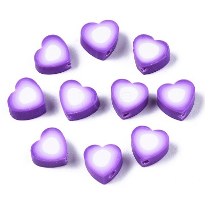 Handmade Polymer Clay Beads CLAY-N011-014D-1