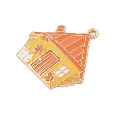 Thanksgiving Day Alloy Enamel Pendants FIND-Z064-03H-1