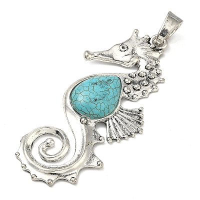 Tibetan Style Alloy Big Pendants FIND-D037-05AS-1