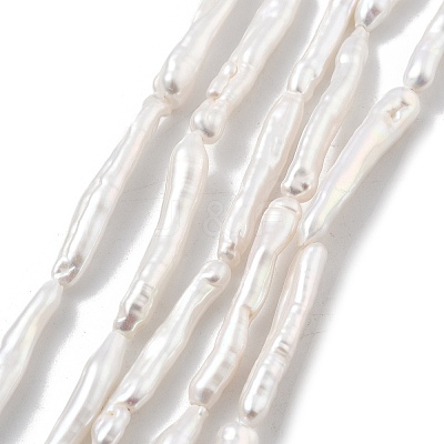 Natural Baroque Keshi Pearl Beads Strands PEAR-P064-09A-01A-1