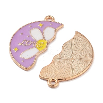 Alloy Enamel Split Pendants ENAM-Z018-02KCG-010-1
