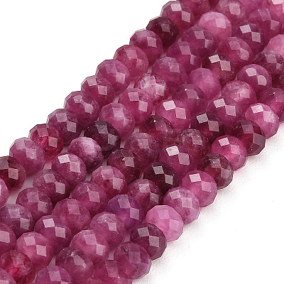 Faceted Dyed Natural White Jade Beads Strands GG-CBAE966-01A-P-1