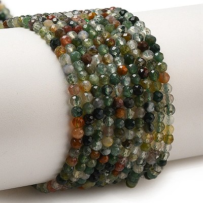 Natural Indian Agate Beads Strands G-J002-03K-1