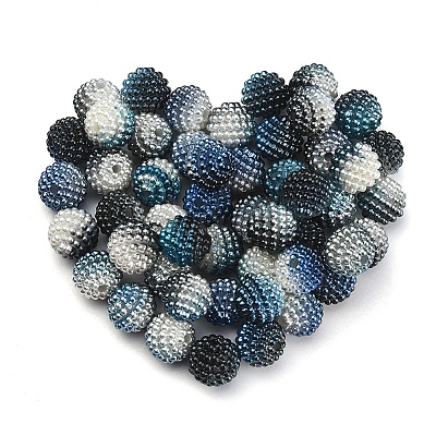 50Pcs Imitation Pearl Acrylic Beads OACR-YW0001-11J-1