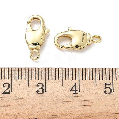 Brass Swivel Lobster Claw Clasps X-KK-K238-39G-M-1