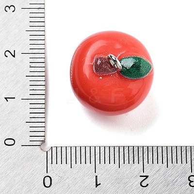 Resin Pendants RESI-Q002-02B-1
