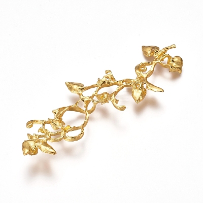 Electroplated Alloy Rhinestone Settings X-PALLOY-I176-01G-1