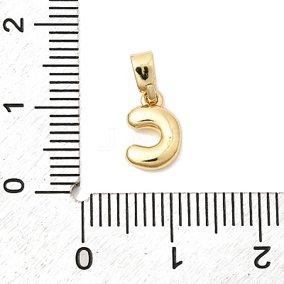 Brass Letter Charms KK-G554-22G-C-1