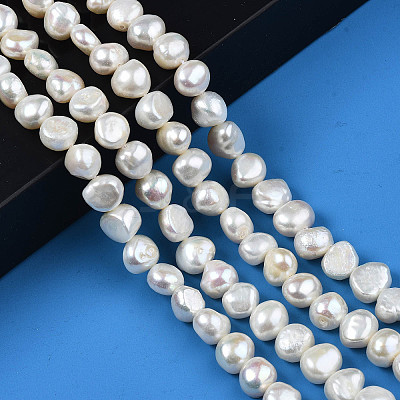 Natural Cultured Freshwater Pearl Beads Strands X-PEAR-N014-08A-1