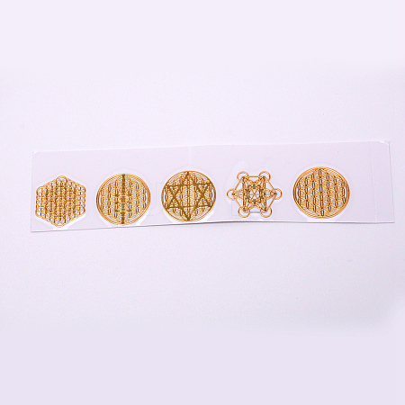 Self Adhesive Brass Stickers LS-DIY-WH0171-78G-1