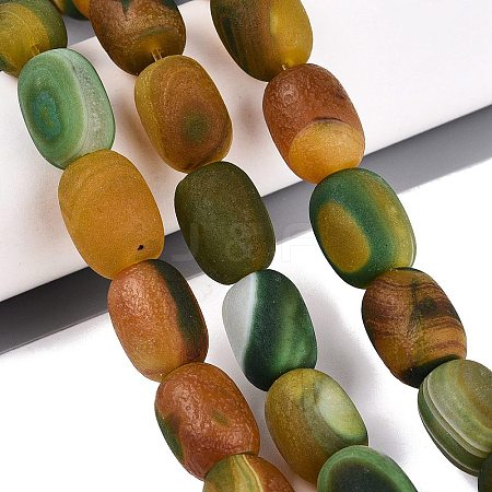Natural Agate Beads Strands G-Q606-97B-01-1