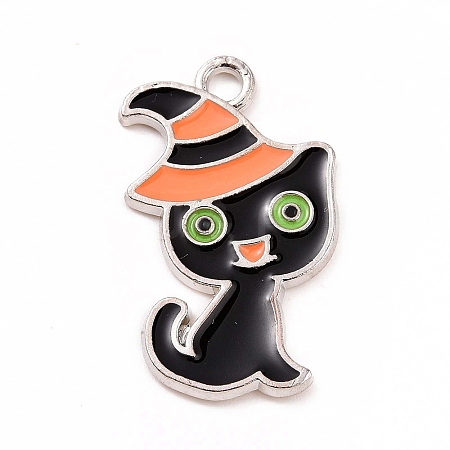 Alloy Enamel Pendants ENAM-M055-08P-1