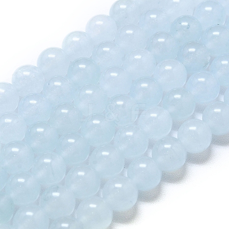 Natural Malaysia Jade Beads Strands G-L645-C01-8mm-01-1