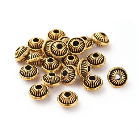 Tibetan Style Alloy Spacer Beads GLF8340Y-NF-1