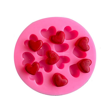 Heart Food Grade Silicone Molds DIY-I078-06-1