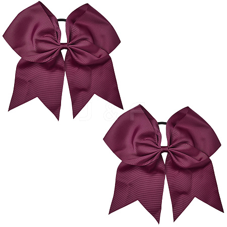 2Pcs Rubber Hair Ties MRMJ-SC0001-49K-1