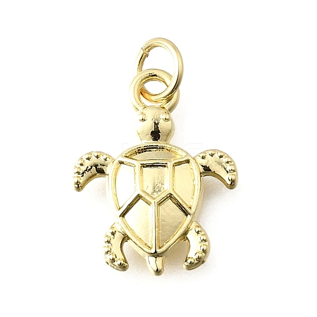Brass Pendants KK-V013-04G-1