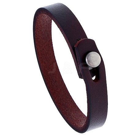 1Pc Punk Retro Ethnic Style Handmade Leather Bracelet Couple Literary Hand Strap Men BJEW-CL0001-02A-1