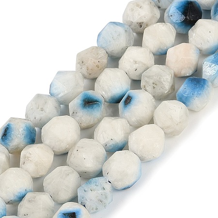 Natural Blue Ice Glacierite Stone Beads Strands G-B092-A01-03-1