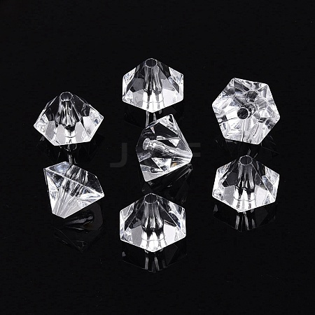 Transparent Acrylic Beads X-TACR-ZX019-14-1