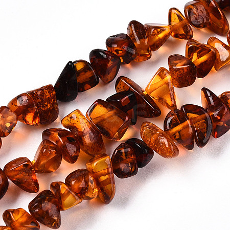 Natural Amber Beads Strands G-T138-235D-1