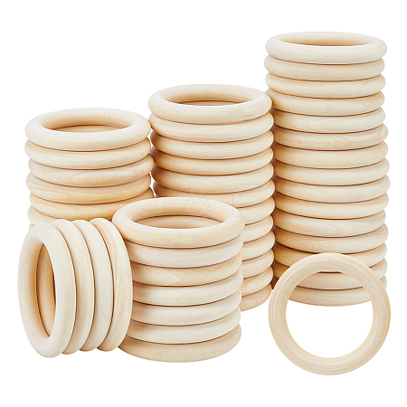 Unfinished Schima Wood Rings for DIY Accessories WOOD-WH0002-65B-1