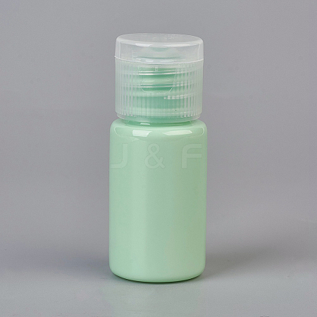 10ml Macaron Color PET Plastic Empty Flip Cap Bottles MRMJ-WH0025-A-07-1
