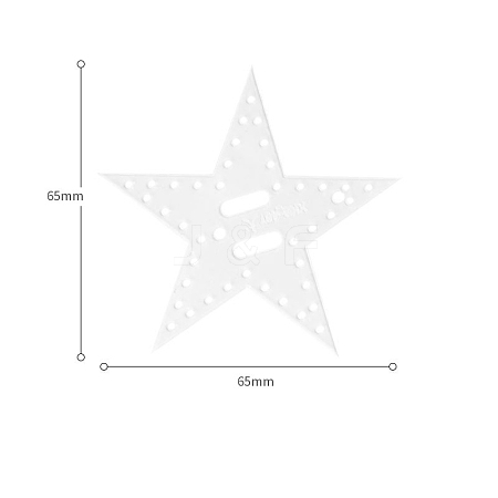 Flower/Smiling Face/Star/Square Acrylic Sheets PW-WG14968-05-1