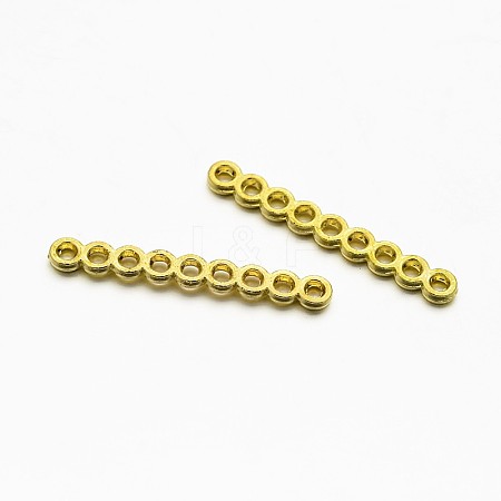 9-Hole Rectangle Zinc Alloy Spacer Bars X-PALLOY-E377-05G-1